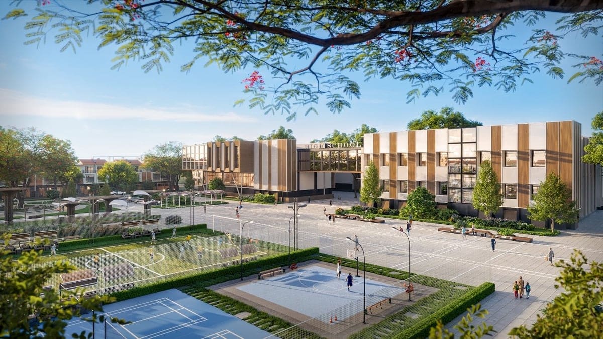 Hệ thống trường học liên cấp chuẩn quốc tế tại nội khu của River Park.